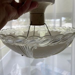 Vintage MCM Hanging Ceiling Light Fixture